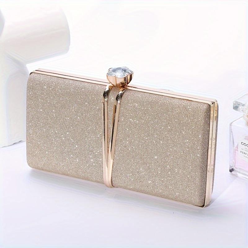 European and American Women's Fashionable Cross-body Bags, Sequined Evening Handbags, Simple and Versatile Bags with a High-end Feel