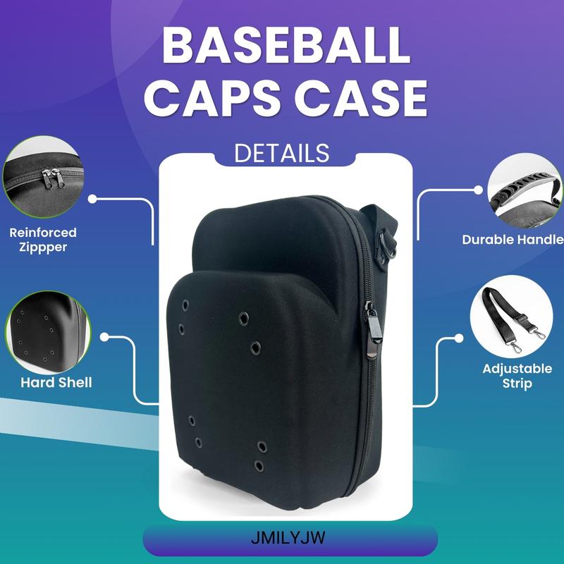 JMILYJW Hat Travel Case, Hat Carrier and Hat Storage for Baseball Caps