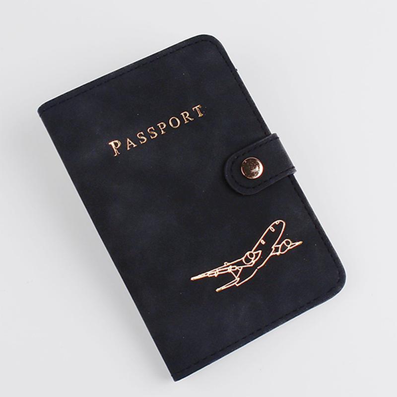 Waterproof Passport Holder Covers Case Travel PU Leather Credit Card Wallet Cute Passport Book For Women Men Passport Cover