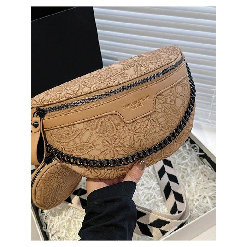 Fashion Trendy Versatile Waist Bag Chest Bag For Women, Universal Style For All Seasons