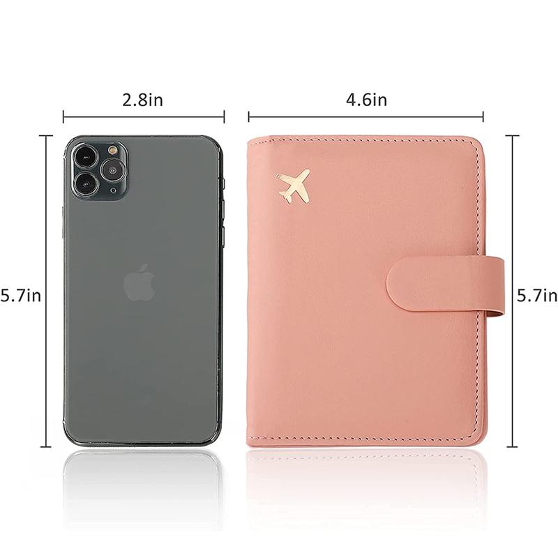 Multifunction Passport Holder Card Slots RFID Blocking Travel Wallet