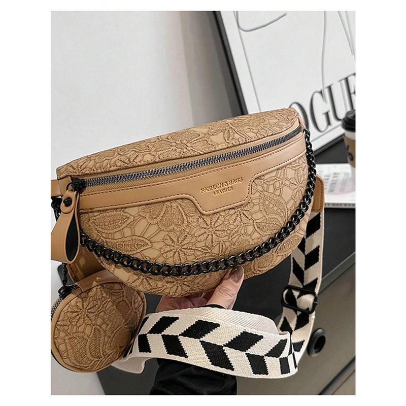 Fashion Trendy Versatile Waist Bag Chest Bag For Women, Universal Style For All Seasons