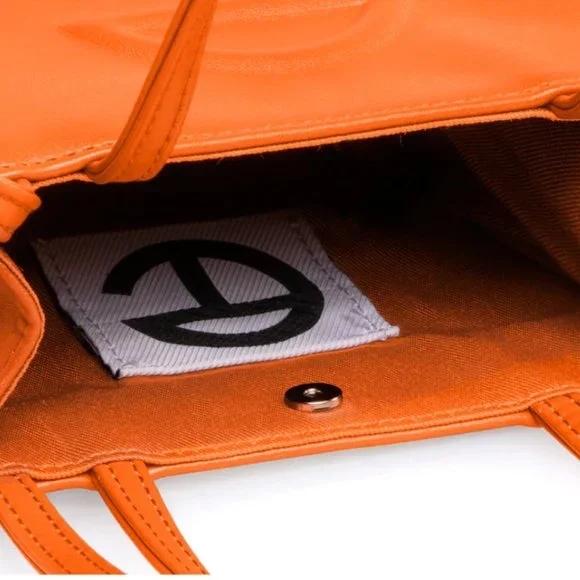 Telfar small Orange  shopping Bag- Perfect for Grocery and Travel