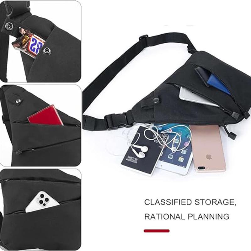 Crossbody Bags for Men Women Crossbody Purse Bag Sling Bag Lightweight and Compact Cross Chest Bag Messeng Bag Chest Shoulder Backpack Crossbody Bags