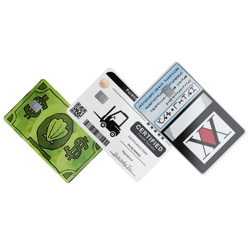 3 Pack - Credit Card Skins   Credit Card Covers