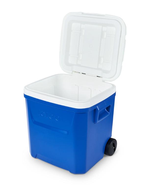 Igloo 60 QT Laguna Ice Chest Cooler with Wheels, Blue