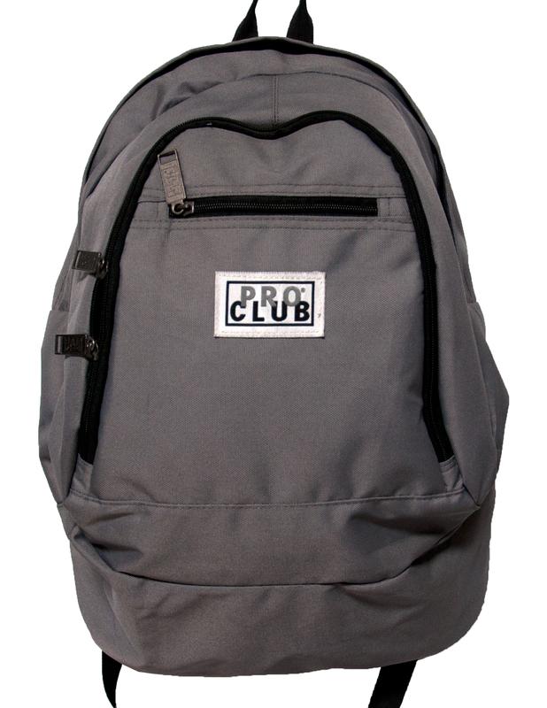 Pro Club Backpack Navy Black Star Square Gray for School or Adventure