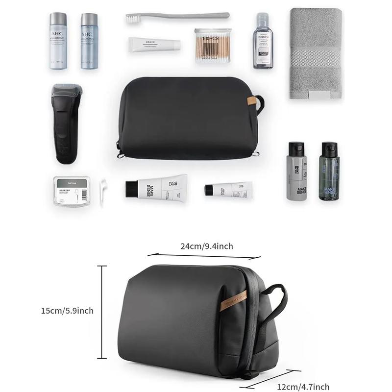 PGYTECH Wash Pouch Hanging Toiletry Bag for Men And Women Waterproof Dopp Kit Travel Makeup Bag Organizer for Toiletries & Cosmetics Action Camera Parts Bag