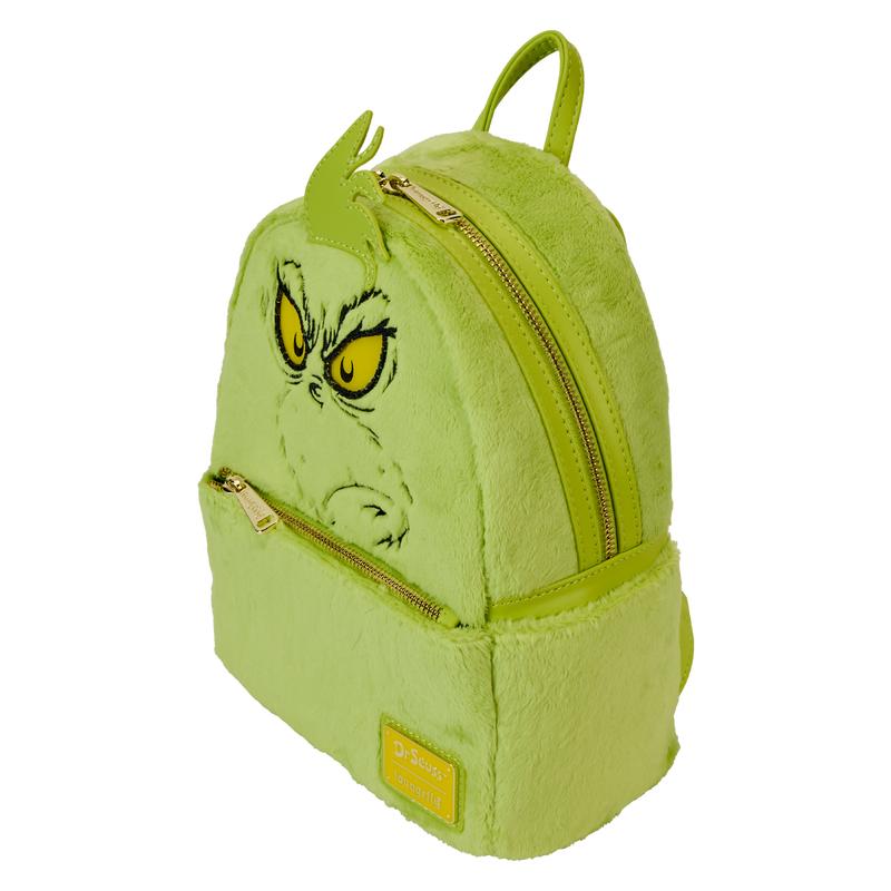 Dr. Seuss' How The Grinch Stole Christmas! Plush Cosplay Light Up Mini Backpack