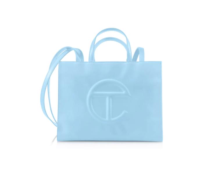 teIfar medium Pool Blue Shopping Bag