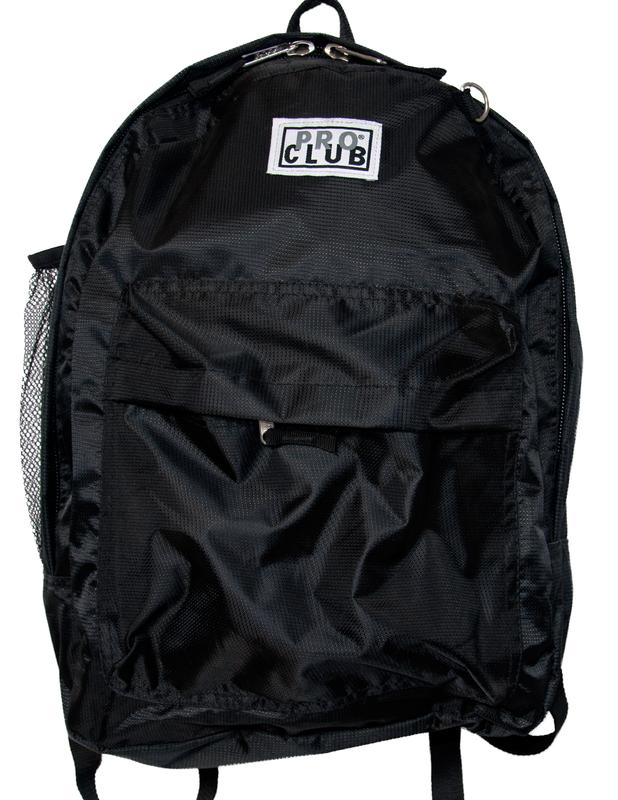 Pro Club Backpack Navy Black Star Square Gray for School or Adventure