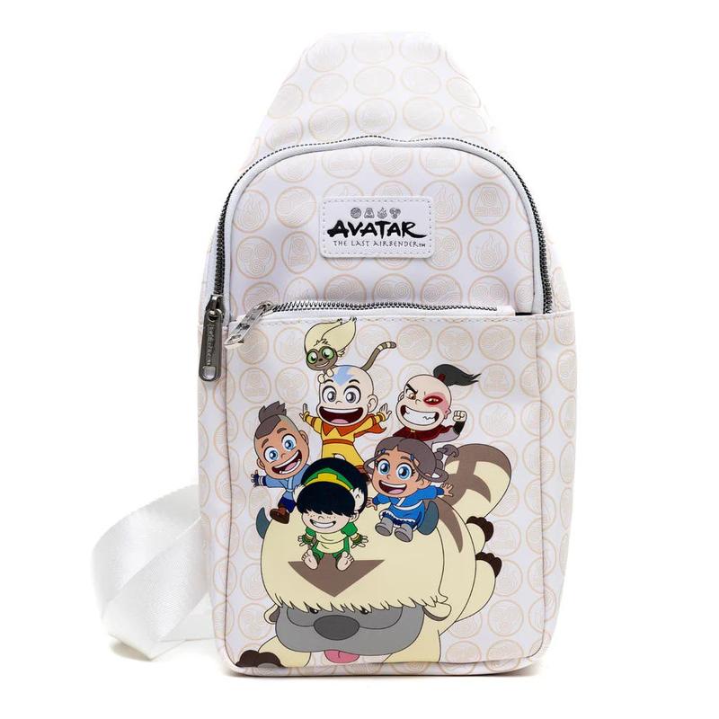 Avatar and the Last Airbender Chibi Characters Large Sling Bag