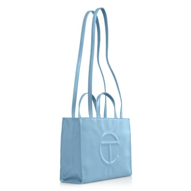 teIfar medium Pool Blue Shopping Bag