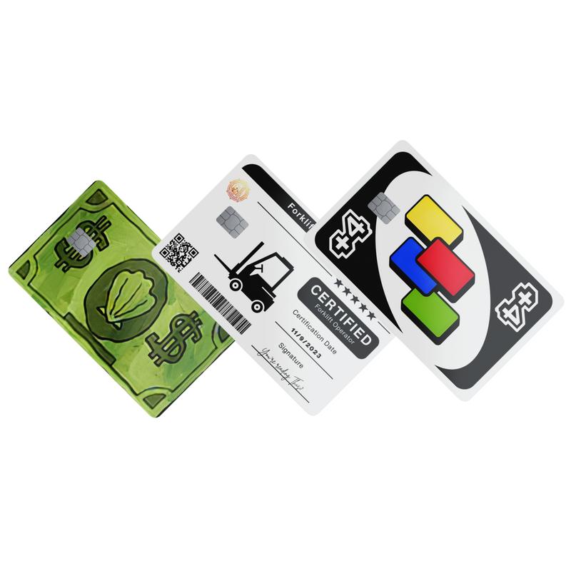 3 Pack - Credit Card Skins   Credit Card Covers