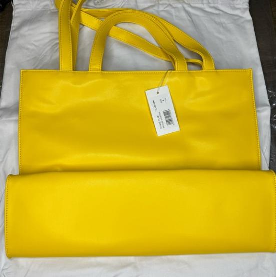 NEW Telfar Medium Shopping Bag Yellow