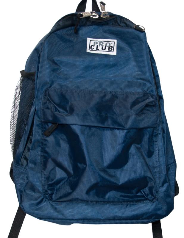 Pro Club Backpack Navy Black Star Square Gray for School or Adventure