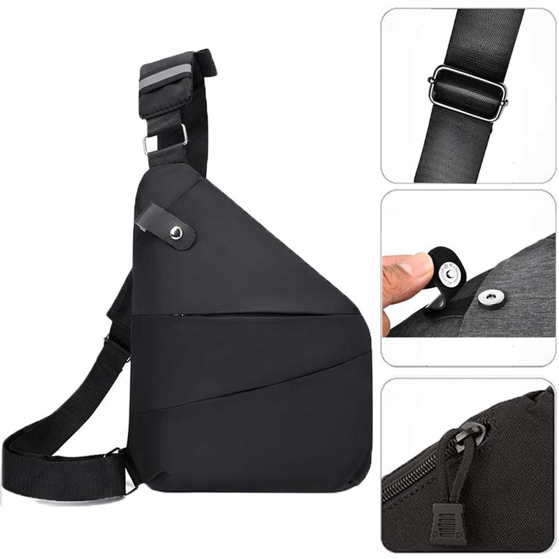 Crossbody Bags for Men Women Crossbody Purse Bag Sling Bag Lightweight and Compact Cross Chest Bag Messeng Bag Chest Shoulder Backpack Crossbody Bags