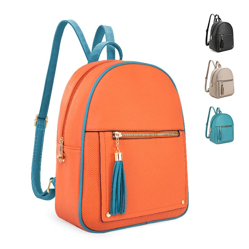 Montana West Small Backpack Purse for Women Anti Theft Backpack with Secured Zipper & Tassel