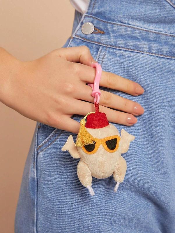 FRIENDS Turkey Plush Pendant For Bag Decoration