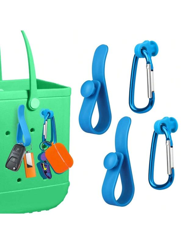 Insert Bag Charm Set, Bag Hooks Keychains, Bag Accessories, Insert Charms Mountaineering Carabiner Keychain Compatible with Bogg Bag Beach Tote Bag