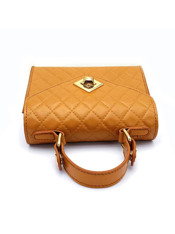 Women's Elegant Quilted Minimalist Handbag, Fashionable Solid Color Chain Strap Crossbody Bag for Daily Life, Casual Trendy Versatile Commuting Bag