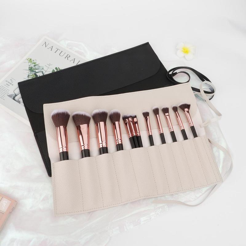 Travel Makeup Brush Storage Bag, Portable Makeup Brush Roll Bags, Large Capacity Makeup Tool Organizers For Travel & Home