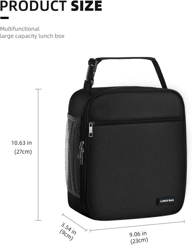 [ Limited Time Deal ] - Lunch box Lunch bag for men women Large capacity Lunchbox Reusable Lunch bags  Lunch box cooler