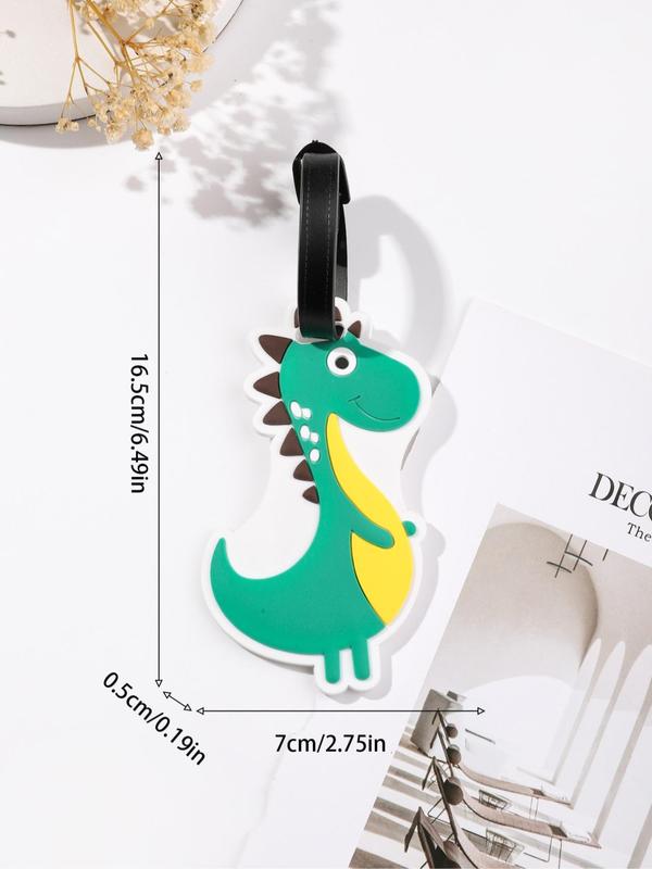 Cute Cartoon Llama Design Luggage Tag, Animal Design Luggage Tag, Portable Travel Accessories for Women & Men