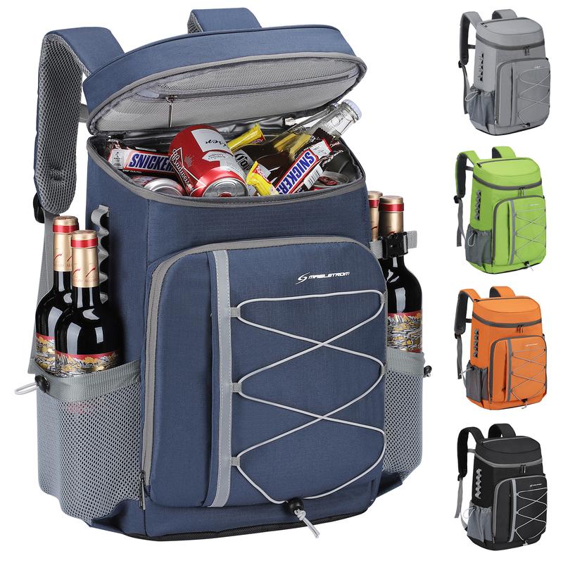 Maelstrom Cooler Backpack,35 Can Backpack Cooler Leakproof,Insulated Soft Cooler Bag,Camping Cooler,Beach Cooler,Ice Chest Backpack,Lightweight Travel Cooler Lunch Backpack for Hiking,Shopping