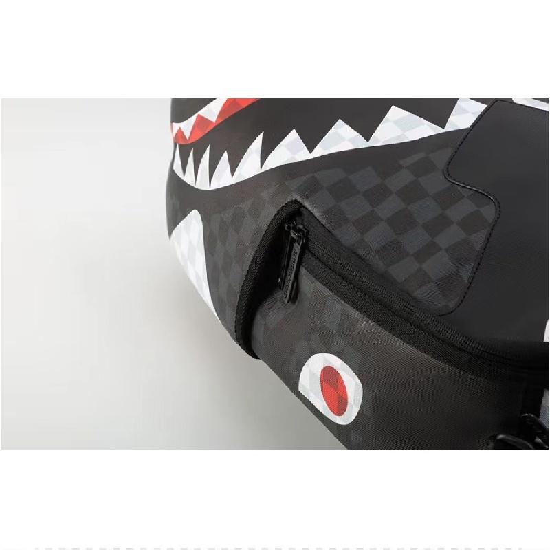 Shark Schoolbag Genuine Leather New Backpack Student Trendy Fashion Shark Mouth Men's and Women's Travel Computer Backpack