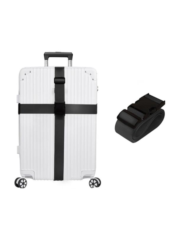 Unisex Minimalist Casual Plain Luggage Strap For Suitcase, Protect Suitcase with Adjustable Strap Luggage Strap