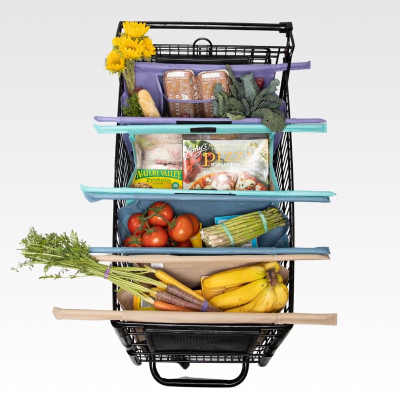 The Lotus Trolley Bag - Grocery Shopping Made Simple Reusable Large