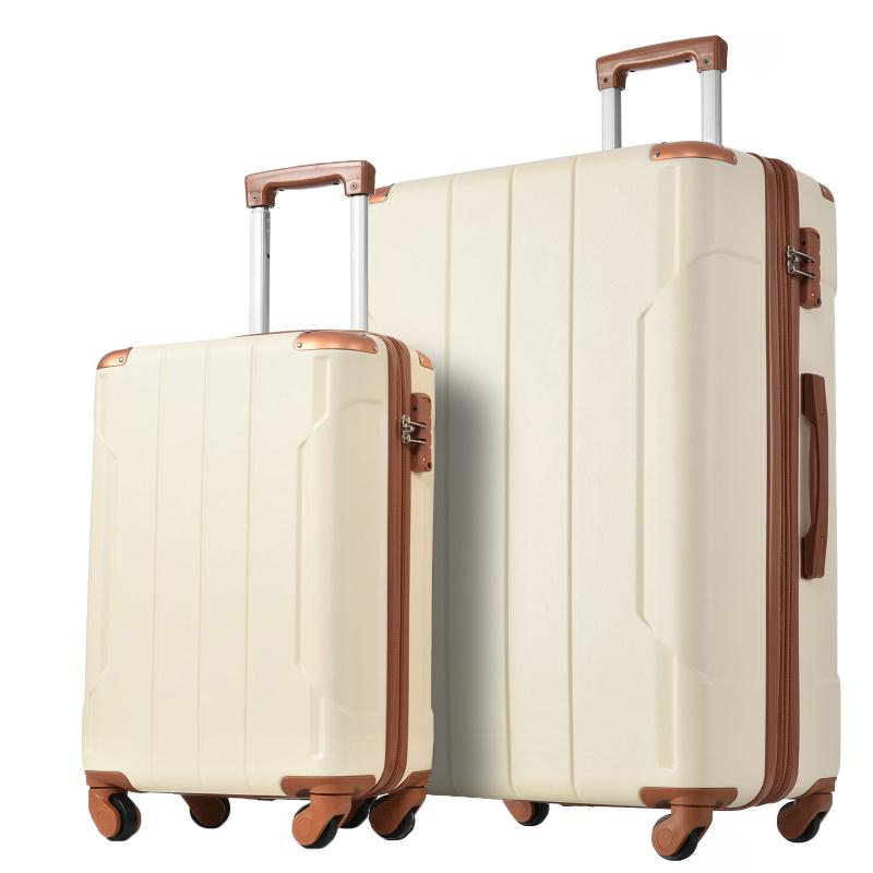 Hardside Luggage Sets 2 Piece Suitcase Set Expandable with TSA Lock Spinner Wheels 20 28Inch