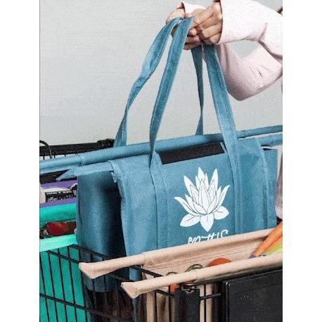 The Lotus Trolley Bag - Grocery Shopping Made Simple Reusable Large