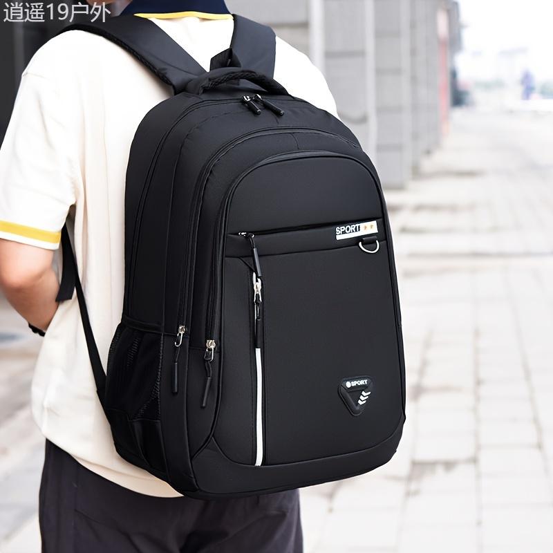 Large Capacity Waterproof Laptop Men's Travel Backpack for Middle School, High School, and College Students