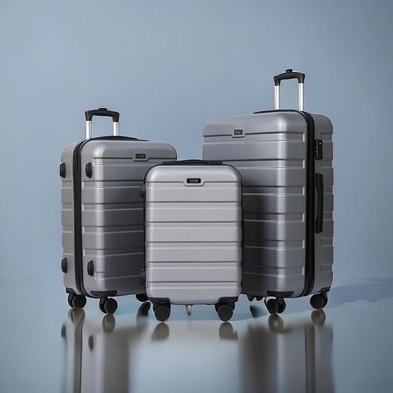 Luggage Sets 3 Piece Hardside Suitcase with Double Spinner Wheels TSA Lock