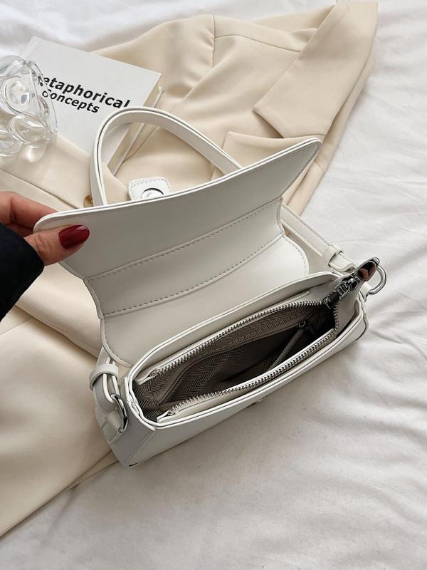 Women's Solid Color Crossbody Bag, Casual Versatile Shoulder Bag for Daily Used, Trendy All-match Commuter Bag, Fashionable Underarm Bag