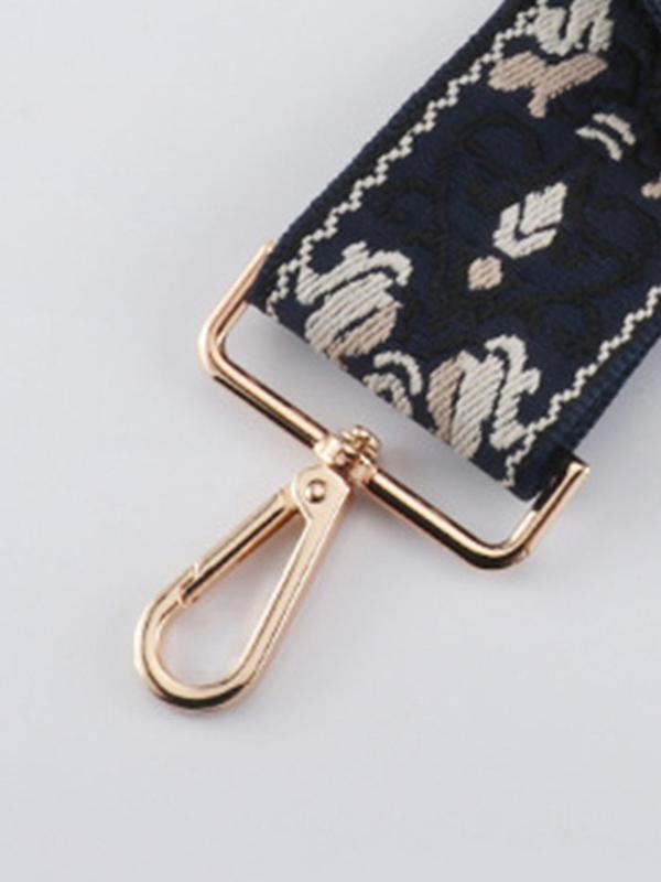 Vintage Floral Pattern Embroidering Design Bag Strap, Fashionable Bag Strap for Women & Men, Casual Trendy Versatile High-quality Daily Bag Strap for Daily Use