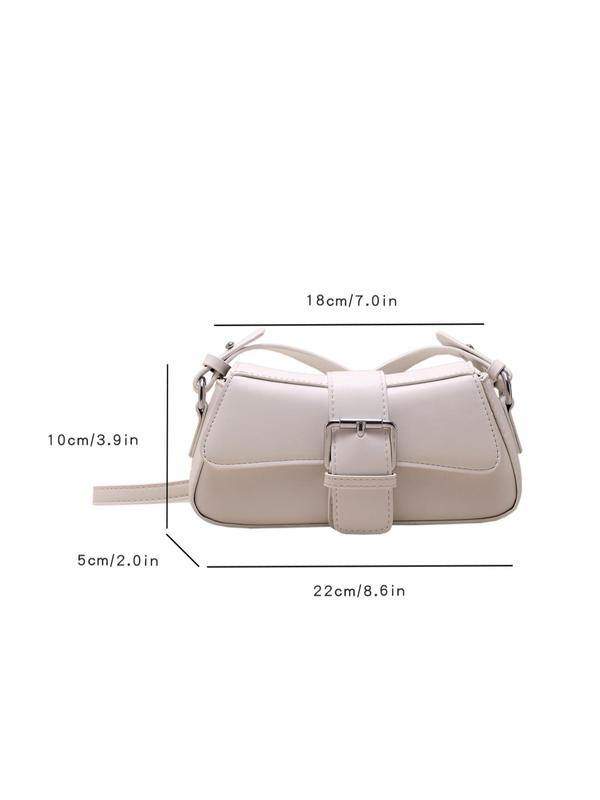 Women's Solid Color Crossbody Bag, Casual Versatile Shoulder Bag for Daily Used, Trendy All-match Commuter Bag, Fashionable Underarm Bag