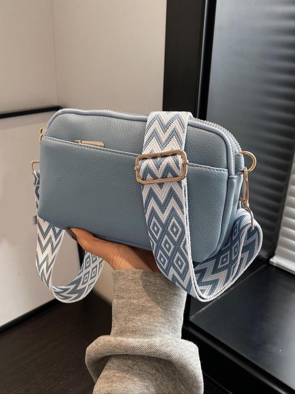 Fall Elegant Plain Color Crossbody Bag for Women As Gifts, Vintage Crossbody Purses 2024 Back To School, Square Bag with Adjustable Strap, Fashionable Crossbody Bag, Fall Outfits, Fall Freshness