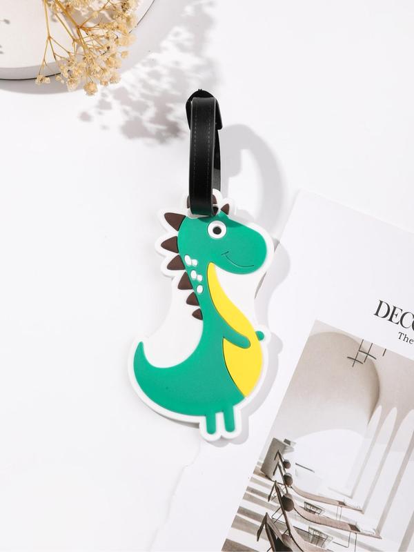 Cute Cartoon Llama Design Luggage Tag, Animal Design Luggage Tag, Portable Travel Accessories for Women & Men