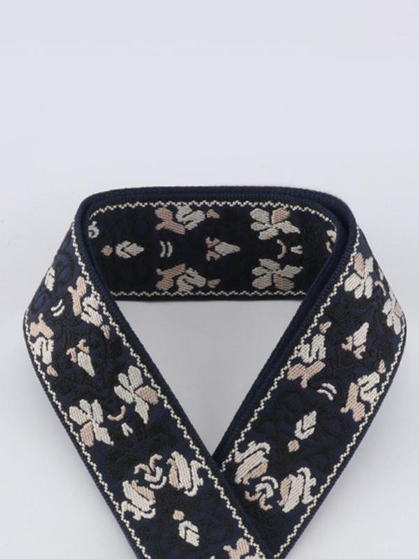 Vintage Floral Pattern Embroidering Design Bag Strap, Fashionable Bag Strap for Women & Men, Casual Trendy Versatile High-quality Daily Bag Strap for Daily Use