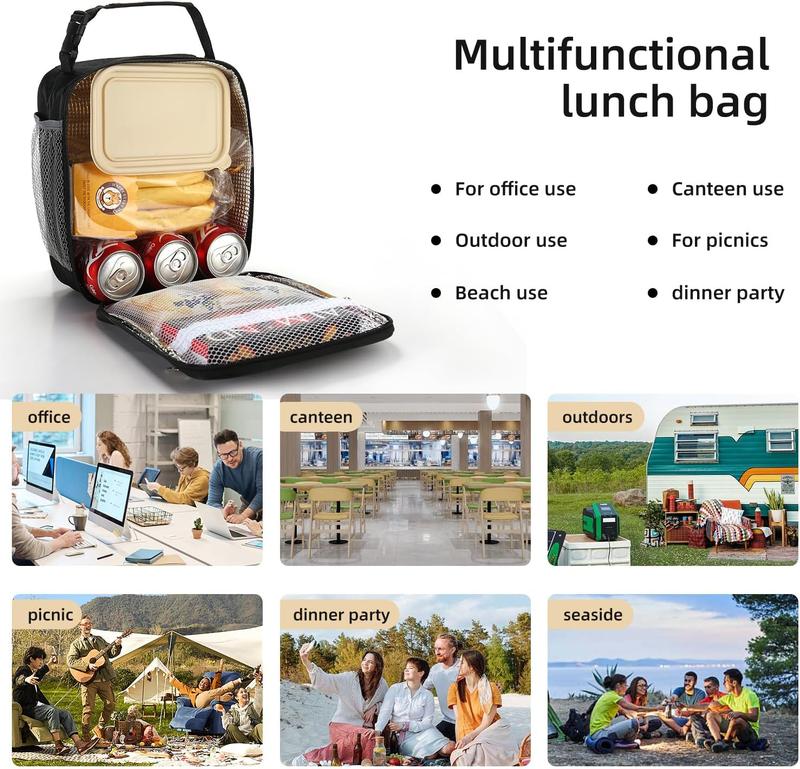 [ Limited Time Deal ] - Lunch box Lunch bag for men women Large capacity Lunchbox Reusable Lunch bags  Lunch box cooler