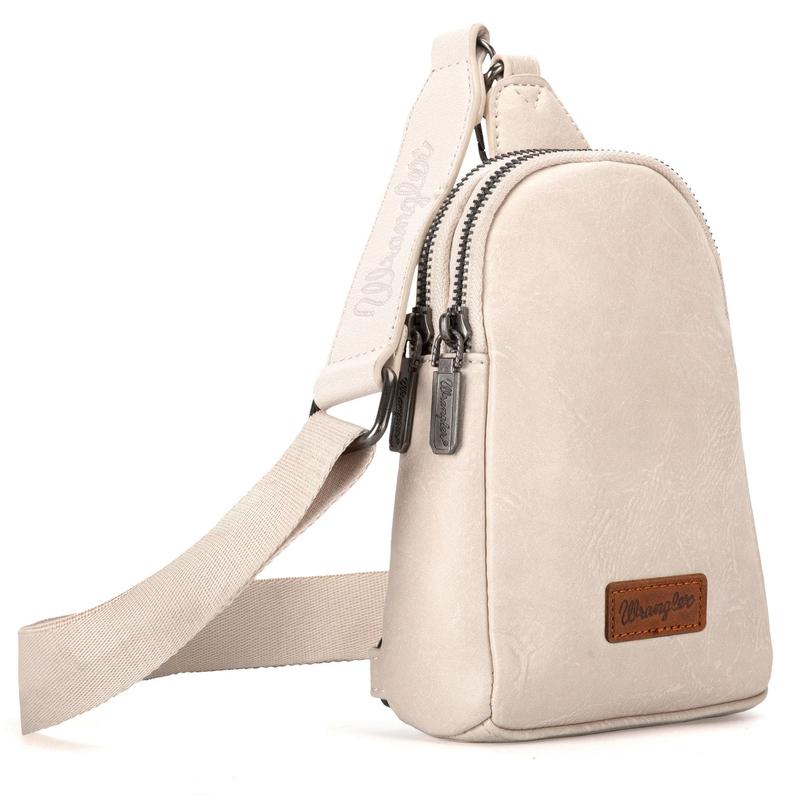 Wrangler Sling Bag - TAN (Distressed)