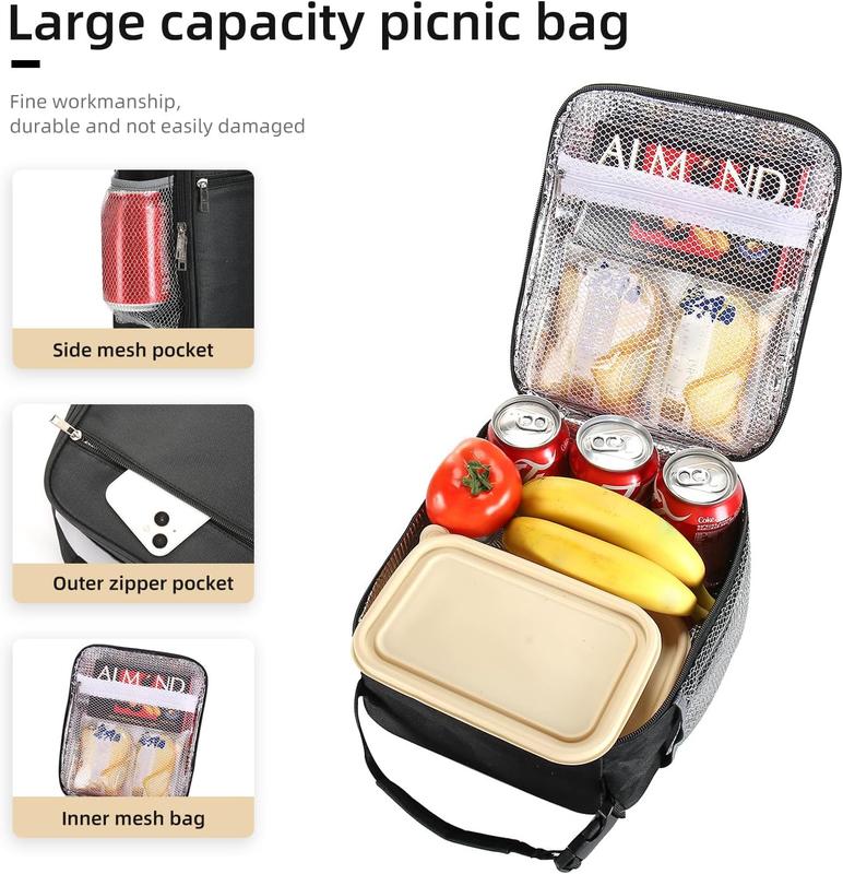 [ Limited Time Deal ] - Lunch box Lunch bag for men women Large capacity Lunchbox Reusable Lunch bags  Lunch box cooler