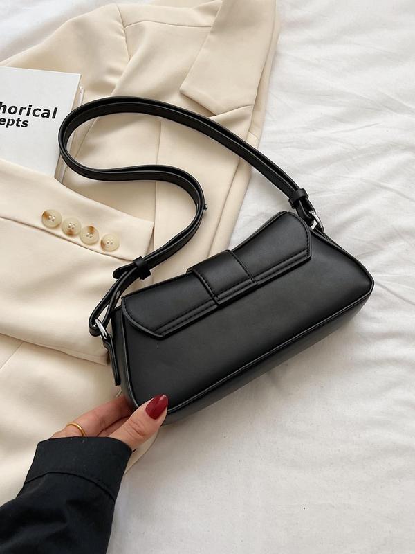 Women's Solid Color Crossbody Bag, Casual Versatile Shoulder Bag for Daily Used, Trendy All-match Commuter Bag, Fashionable Underarm Bag