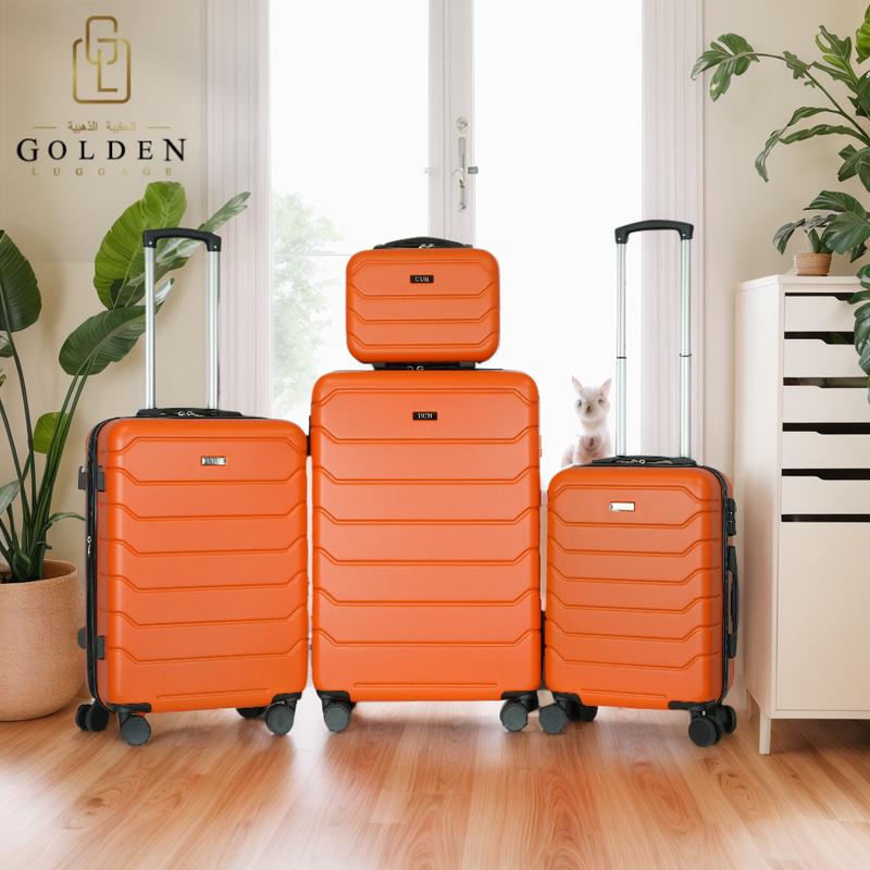 Expandable 4-Piece Luggage Set ,Lightweight,360° Spinner Wheels & TSA Lock