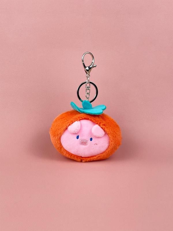 Cute Cartoon Pig & Chicken & Bear Design Plush Toy Pendant, Soft Bag Charm for Women & Men, Bag Decoration for Backpack, Car, Keychain