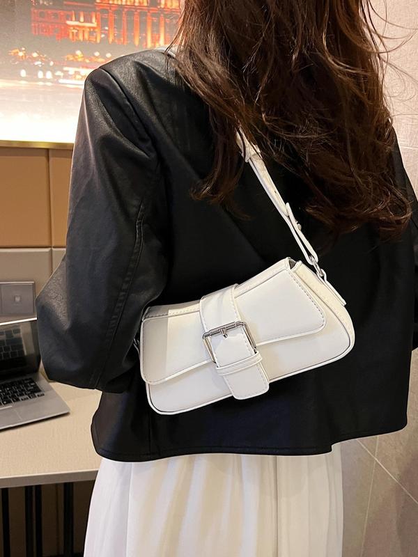 Women's Solid Color Crossbody Bag, Casual Versatile Shoulder Bag for Daily Used, Trendy All-match Commuter Bag, Fashionable Underarm Bag