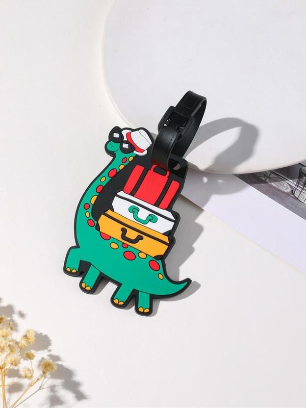 Cute Cartoon Llama Design Luggage Tag, Animal Design Luggage Tag, Portable Travel Accessories for Women & Men